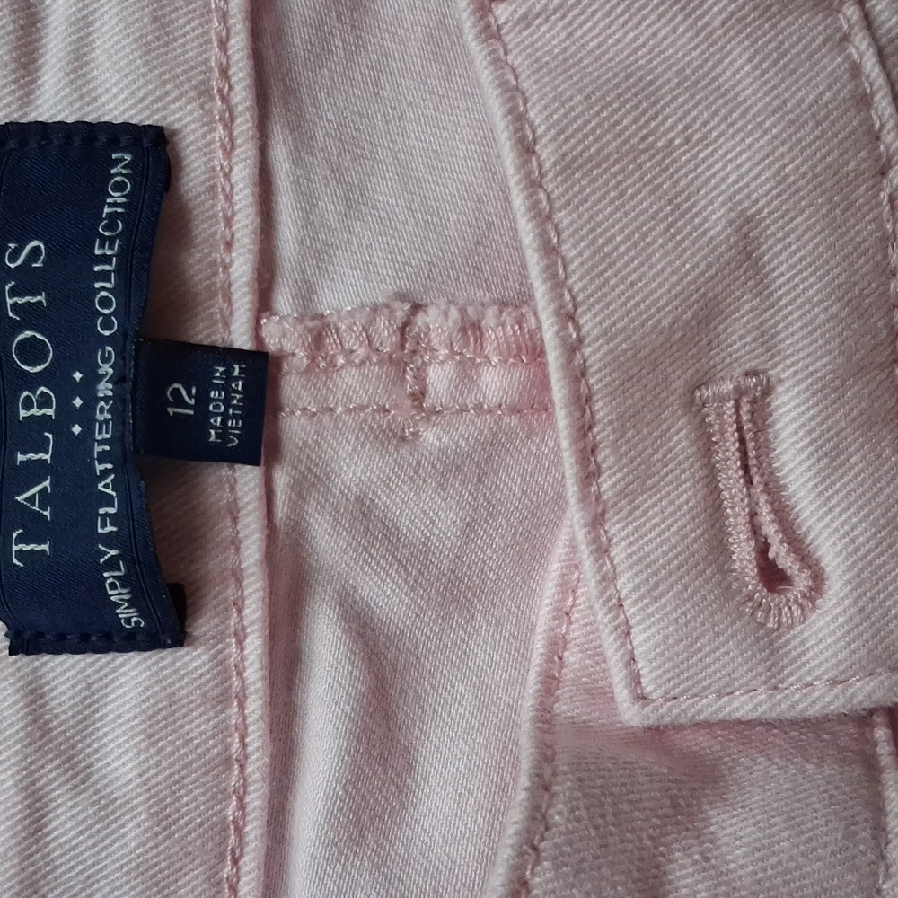 Talbots Boyfriend Jeans in Blush Pink - Picture 9 of 13